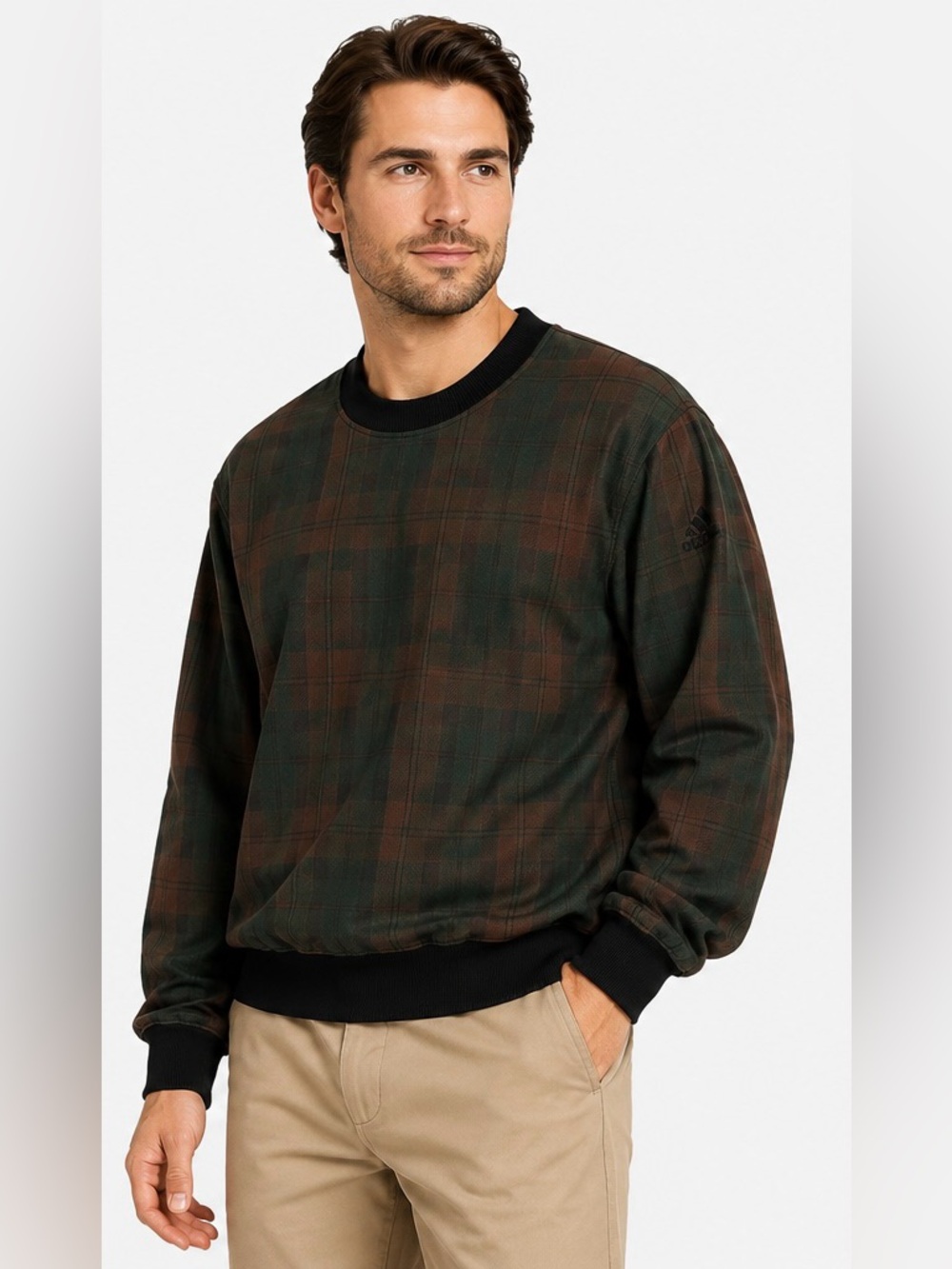 ProQuip Men's Plaid Windbreaker Pullover Jacket
Size Large